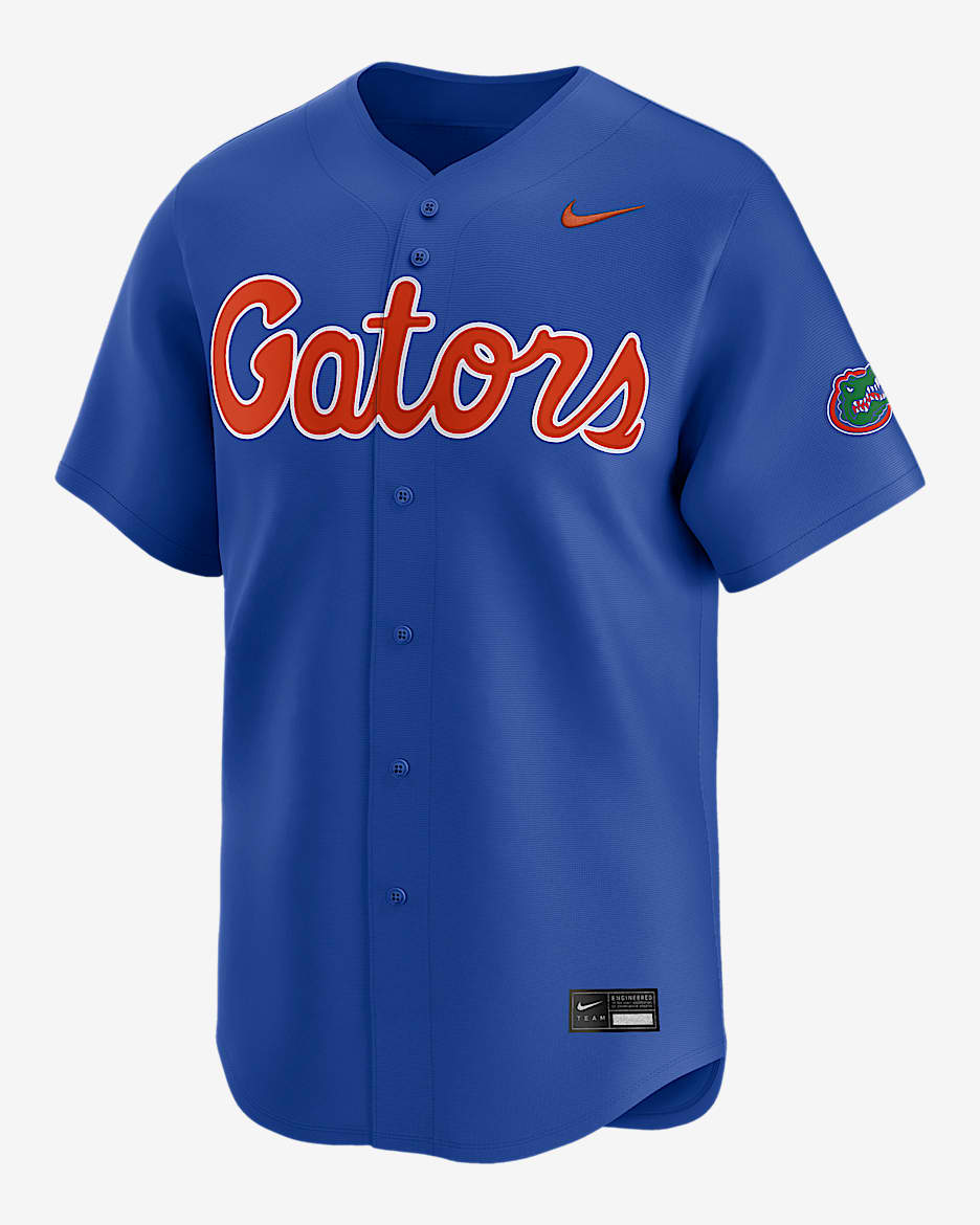 Jersey de béisbol universitario Nike Limited para hombre Florida Gators - Royal