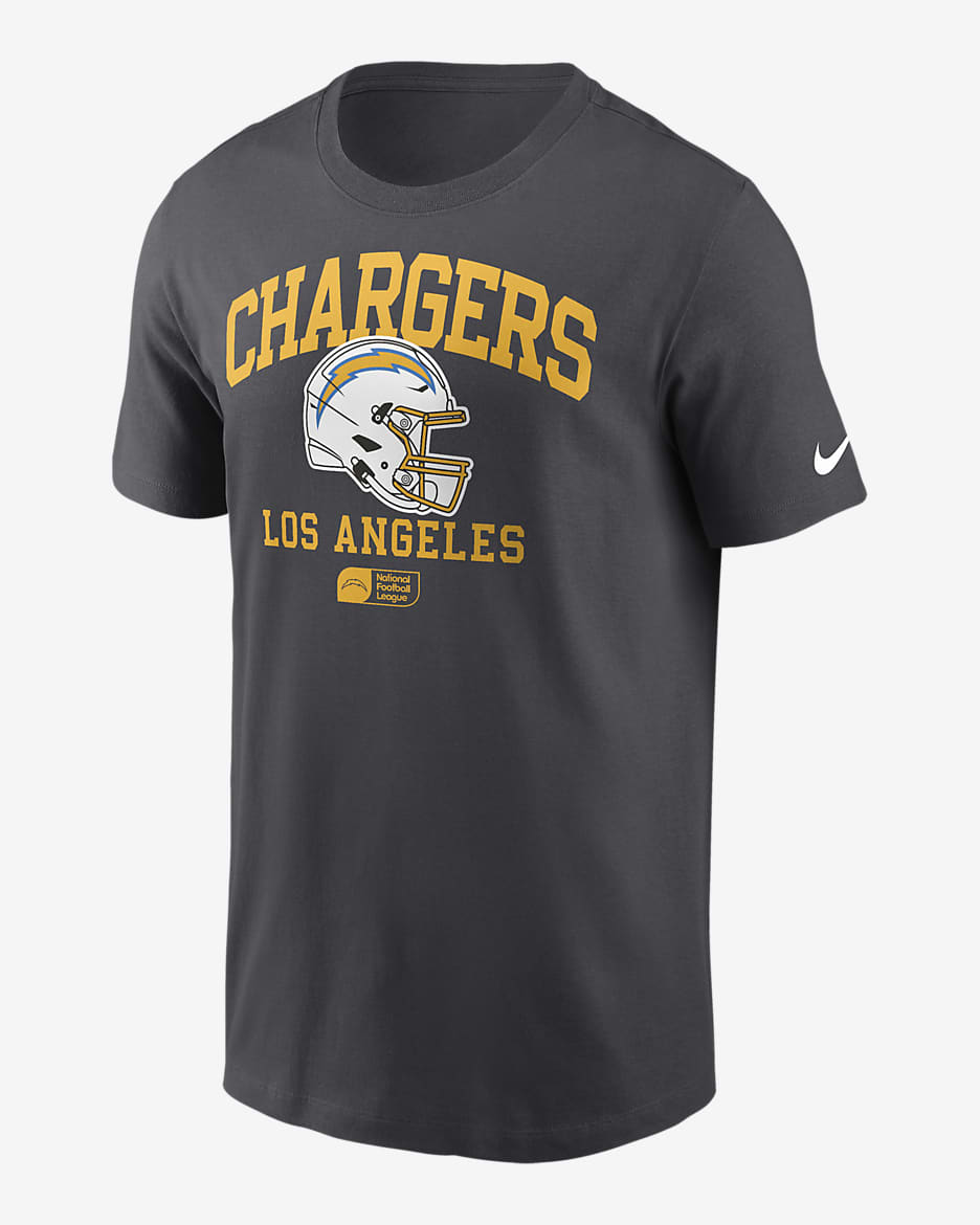 Los Angeles Chargers Helmet Essential Men's Nike NFL T-Shirt - Anthracite