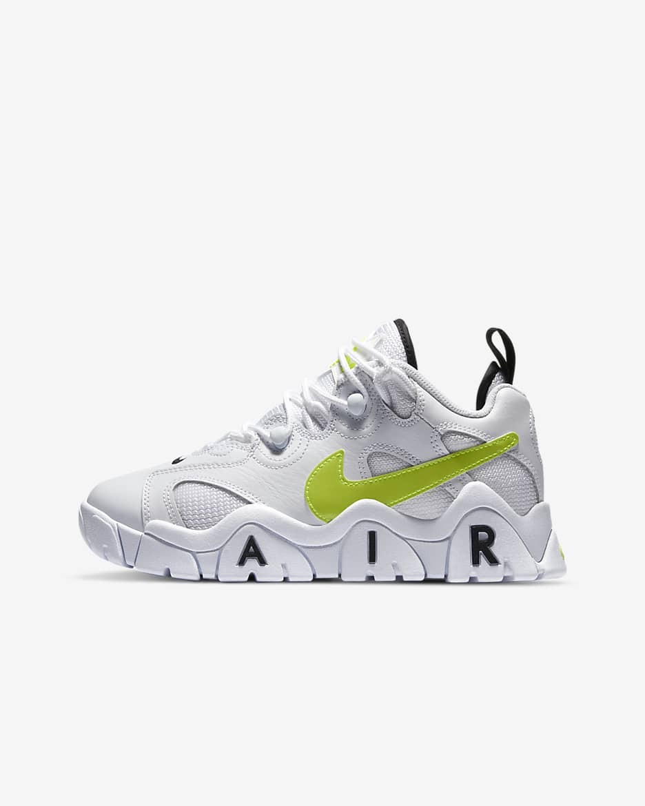 Chaussure Nike Air Barrage Low pour Enfant plus âgé - Blanc/Noir/Volt