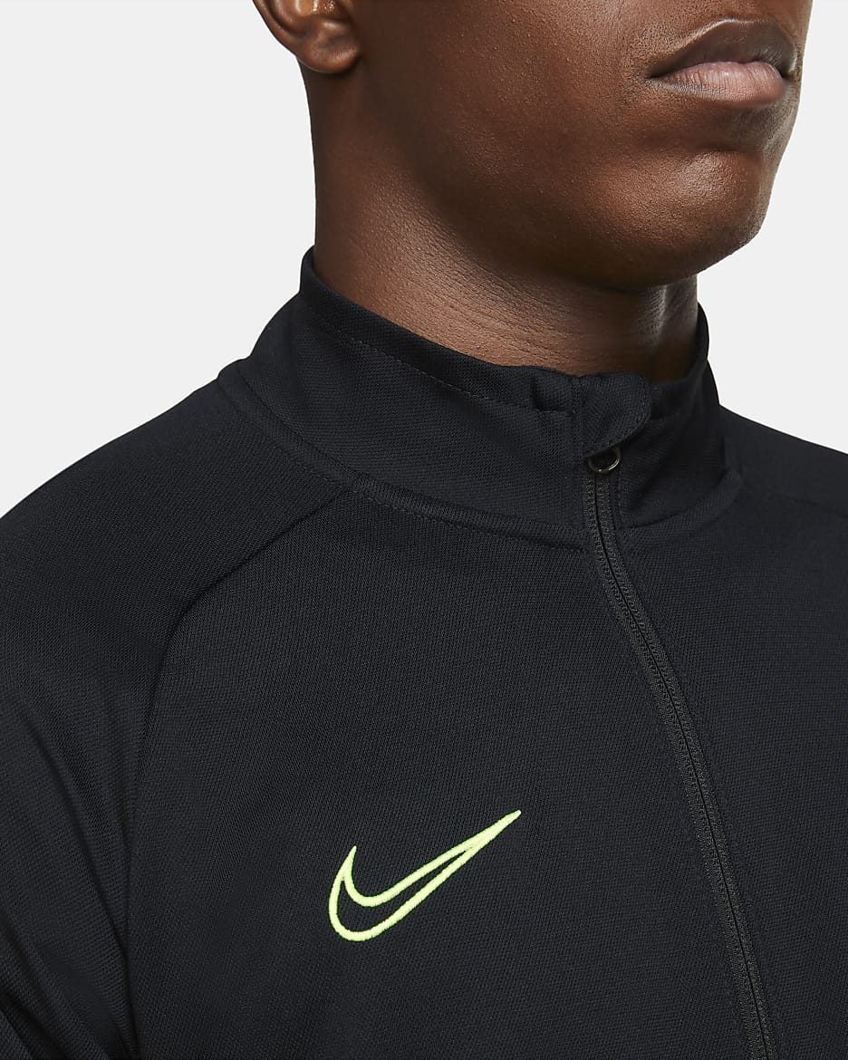 Nike Dri-FIT Academy Men's Football Tracksuit - Black/Volt/Volt