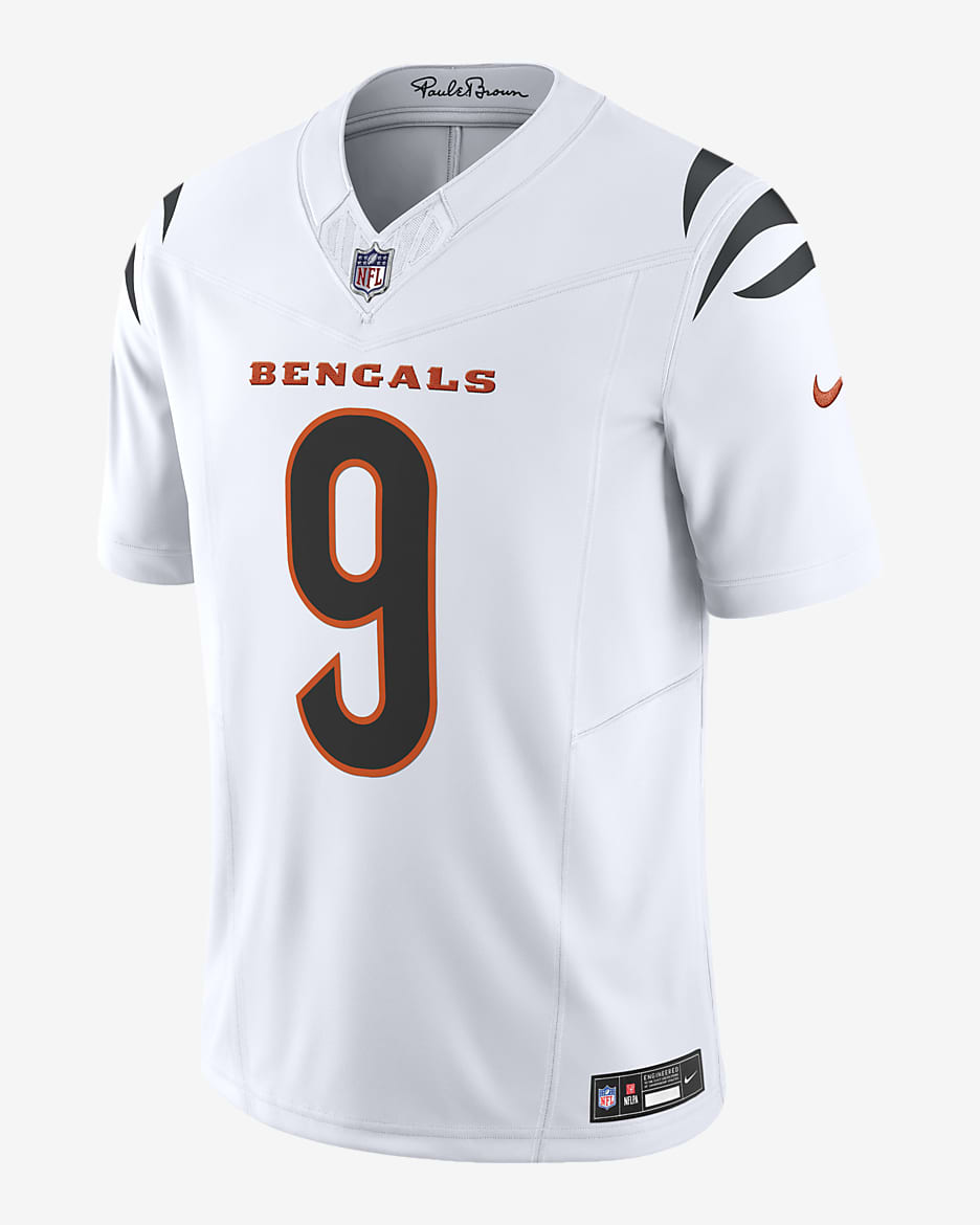 Jersey de fútbol americano Nike Dri-FIT de la NFL Limited para hombre Joe Burrow Cincinnati Bengals - Blanco
