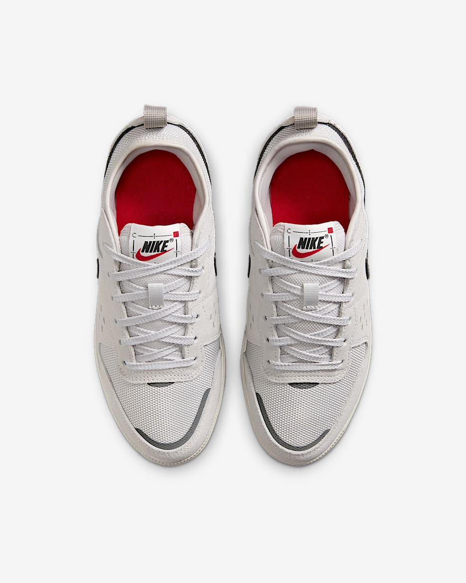 Nike C1TY Older Kids' Shoes - College Grey/Vast Grey/Fire Red/Black