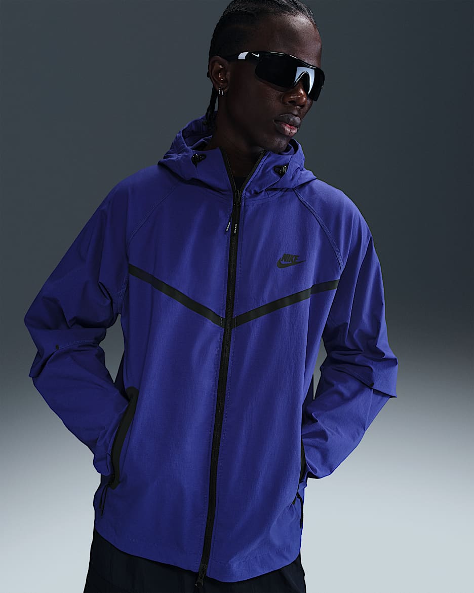 Nike Tech Men's Woven Jacket - Deep Night/Deep Night/Black