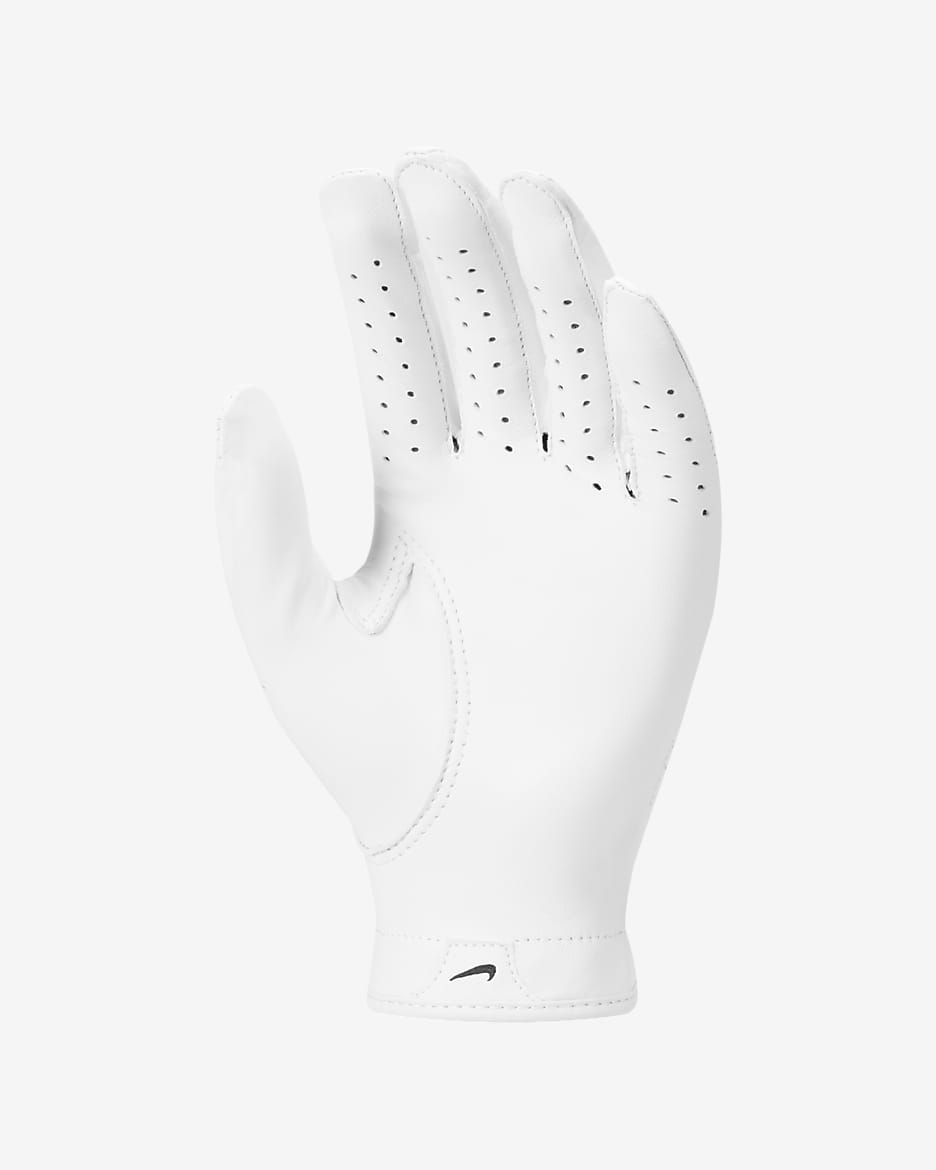 Nike Tour Classic 4 Women's Golf Glove (Left Hand) - Pearl White/Pearl White/Black