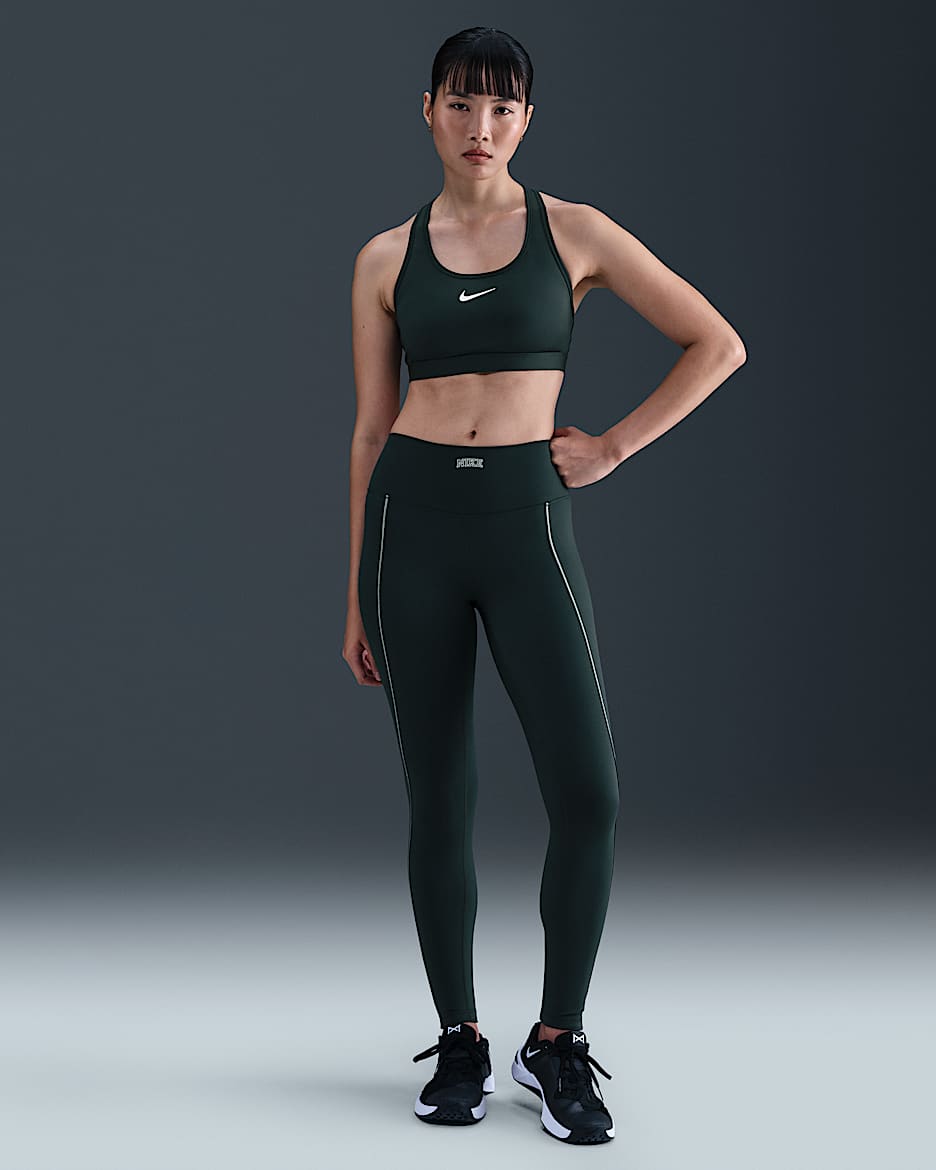 Nike One Women's High-Waisted Full-Length Leggings - Seaweed