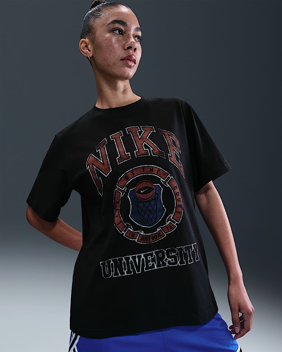 Playera para mujer Nike Essential - Negro