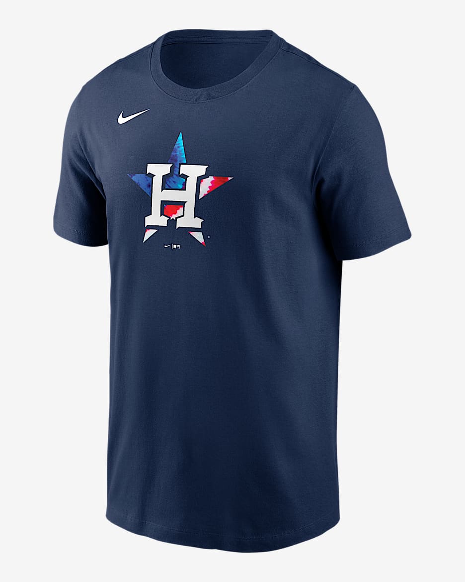 Playera Nike de la MLB para hombre Houston Astros Americana - Azul marino