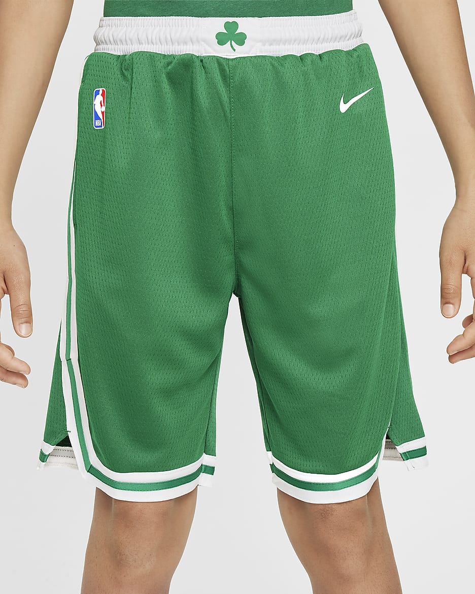 Boston Celtics 2023/24 Icon Edition Pantalón corto Nike NBA Swingman - Niño - Clover