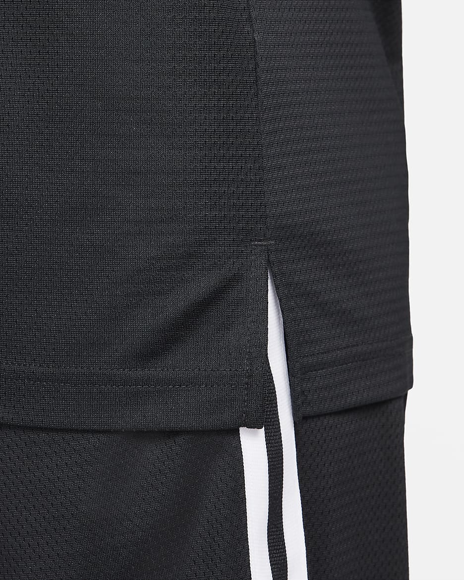 Maillot de basket Dri-FIT Nike DNA pour homme - Noir/Blanc