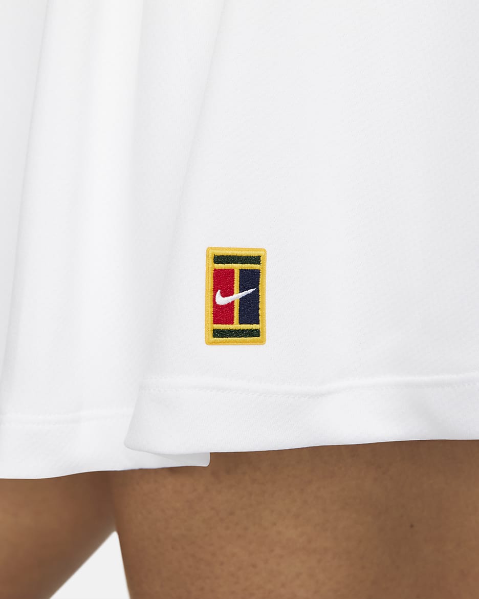 NikeCourt Dri-FIT Heritage női teniszszoknya - Fehér