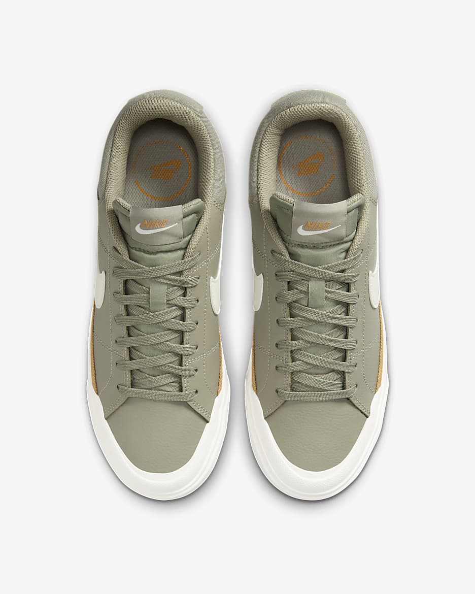 Calzado para mujer Nike Court Legacy Lift - Militar claro/Lino/Estuco oscuro/Vela