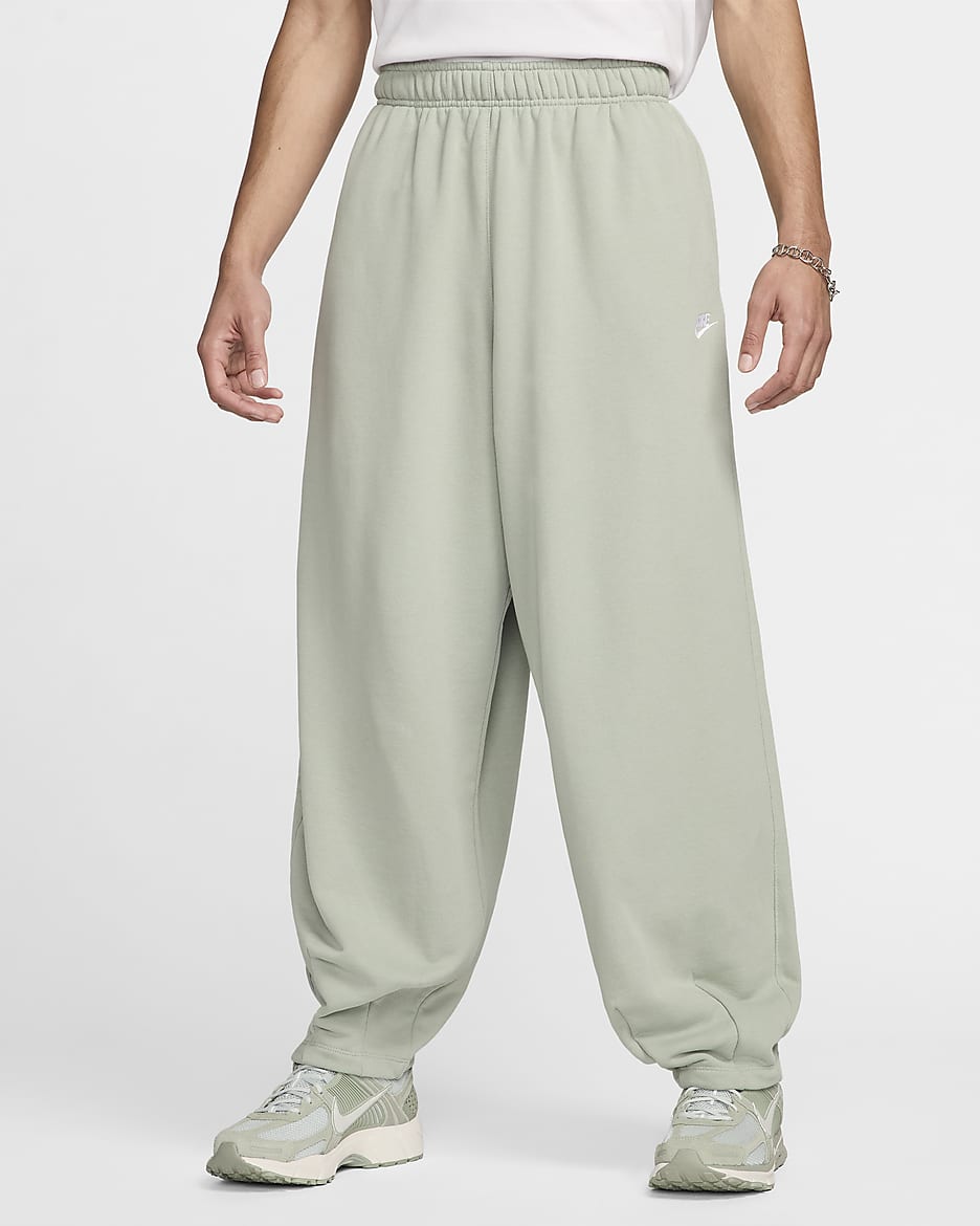 Pants de French Terry Nike oversized para hombre Nike Club Fleece - Horizonte jade/Horizonte jade/Blanco