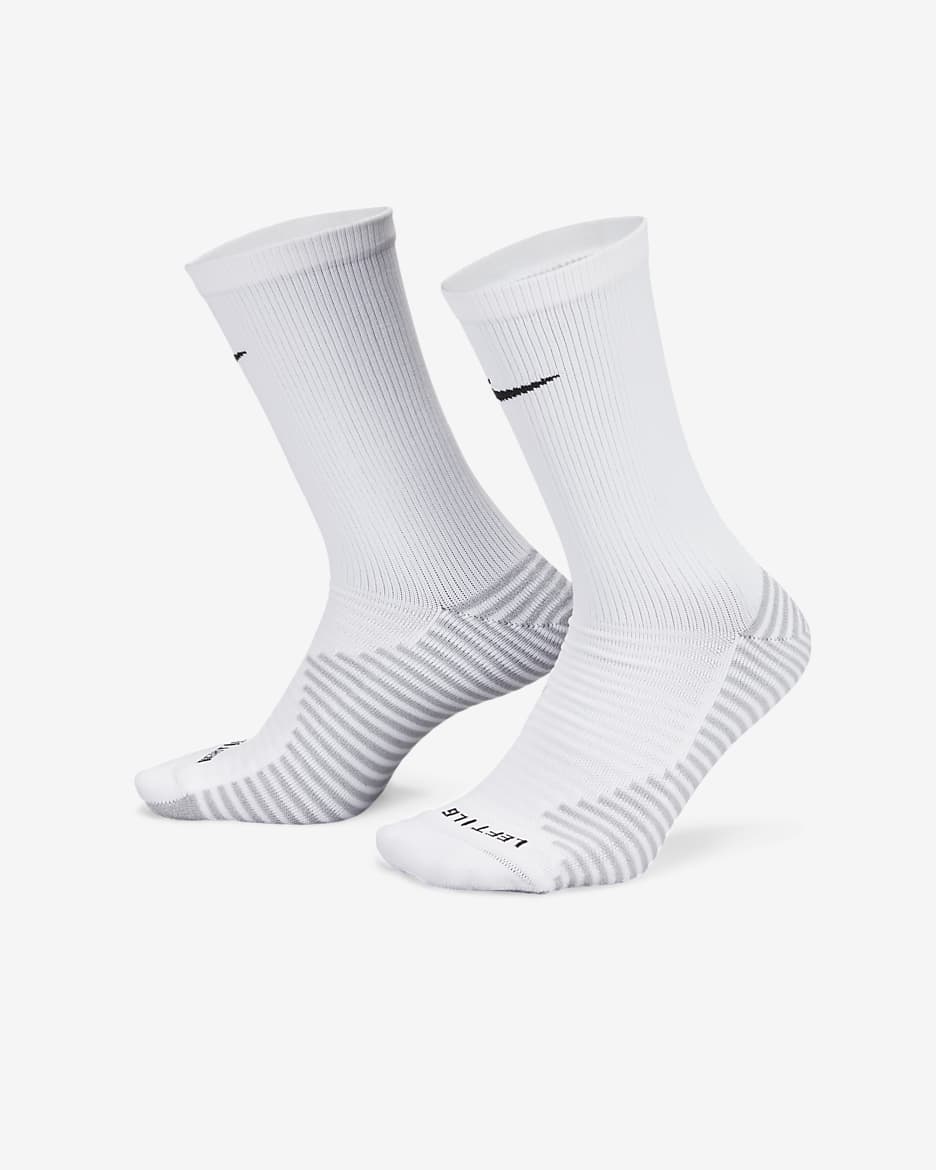 Chaussettes de football mi-mollet Nike Strike - Blanc/Noir