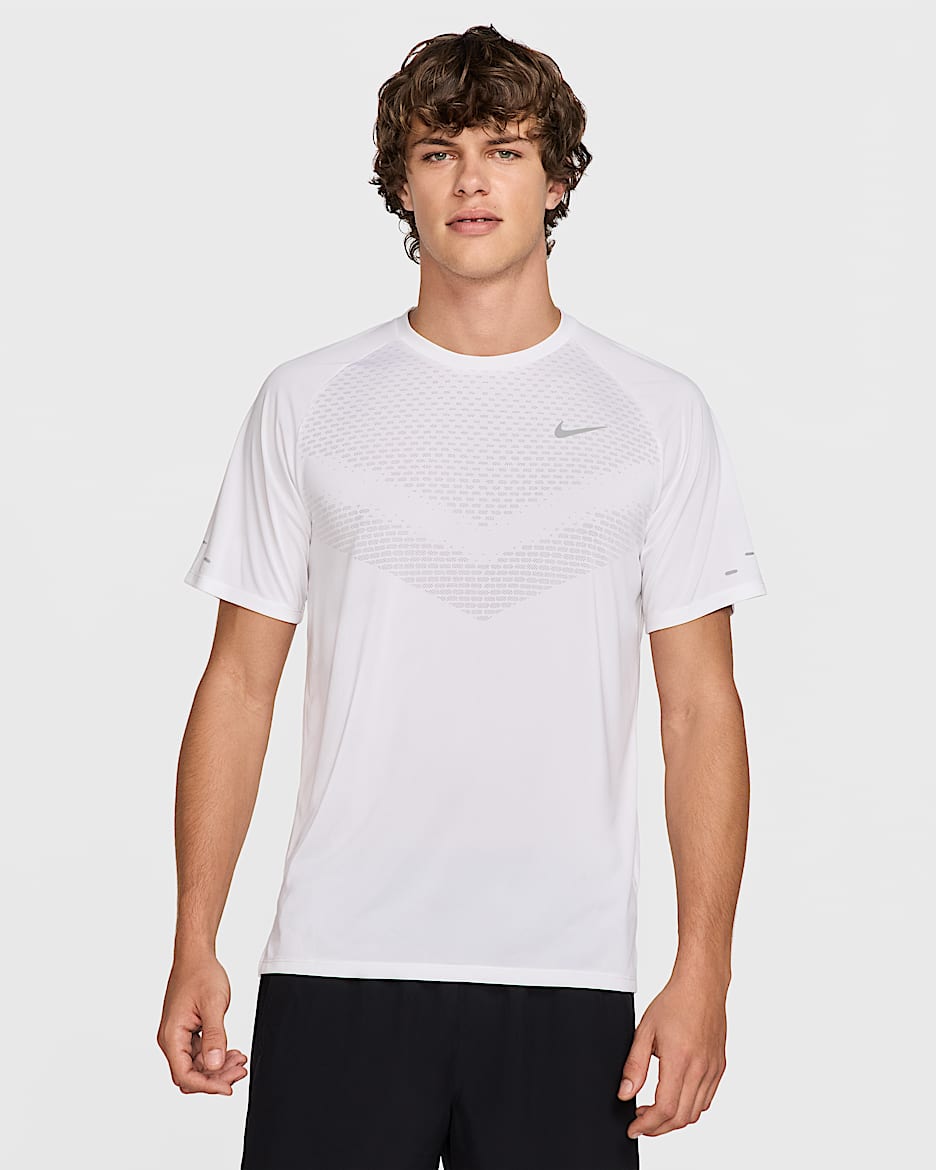Nike Stride Men's Dri-FIT ADV Short-Sleeve Running Top - White