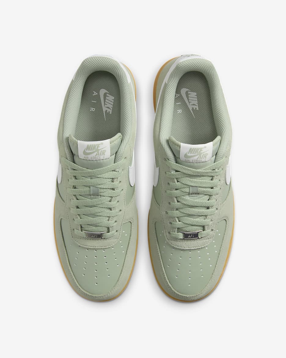 Nike Air Force 1 '07 LV8 男鞋 - Jade Horizon/Gum Light Brown/Summit White