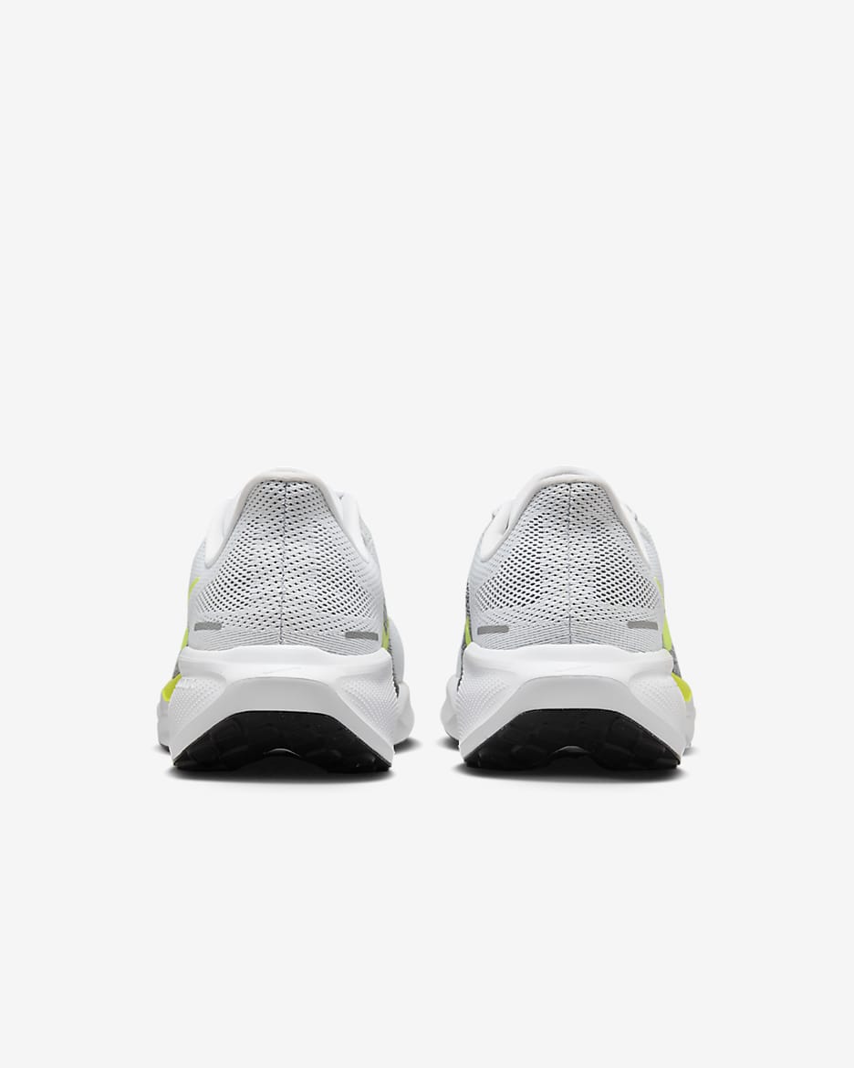 รองเท้าวิ่งโร้ดรันนิ่งผู้ชาย Nike Pegasus 41 - ขาว/ดำ/Volt