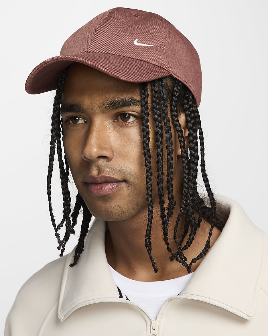 Nike Club Unstructured Cap - Red Sepia/Sail