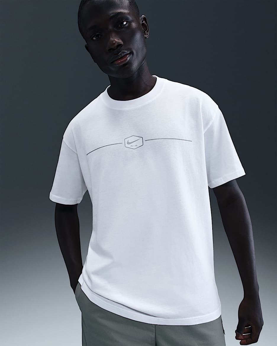 T-shirt Nike Sportswear Max90 för män - Vit