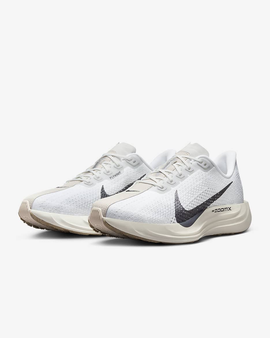 Nike Pegasus Plus Men's Road Running Shoes - White/Sail/Light Orewood Brown/Anthracite