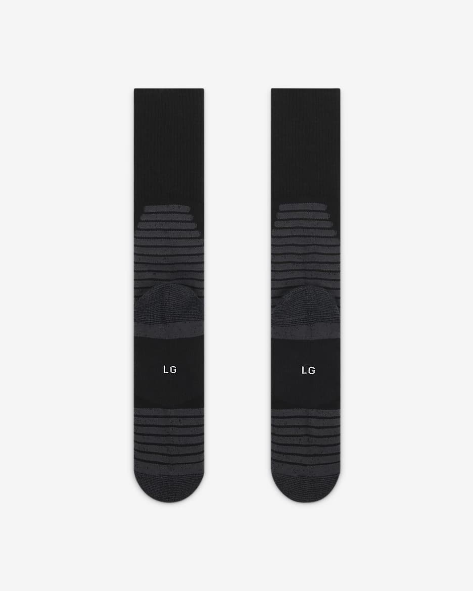 Nike Outdoor Cushioned Crew Socks - Black/Anthracite/Smoke Grey