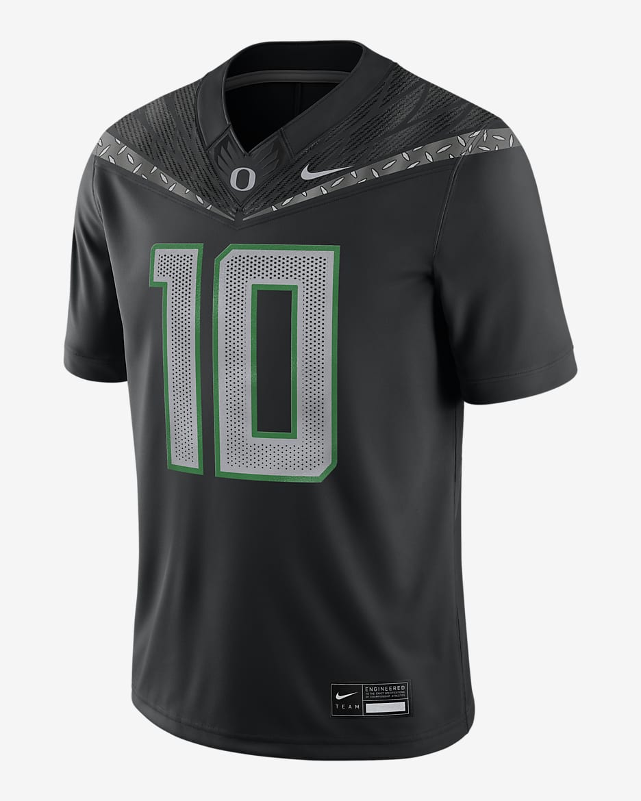 Jersey universitario Nike Dri-FIT Game para hombre Oregon Ducks - Negro