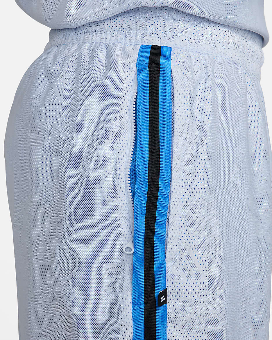 Shorts de básquetbol Dri-FIT DNA de 15 cm para hombre Giannis - Tinte azul/Azul foto/Negro