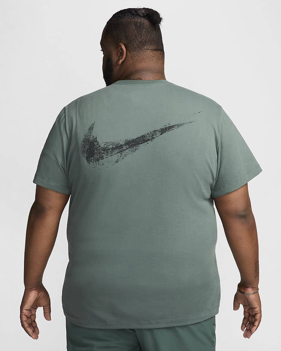 Nike Men's Dri-FIT Fitness T-Shirt - Vintage Green