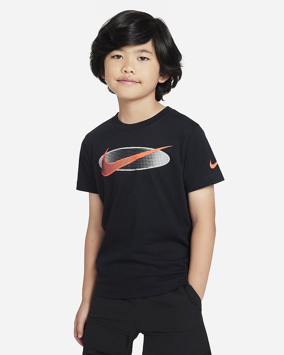 Nike Swoosh Tee Little Kids T-Shirt - Black