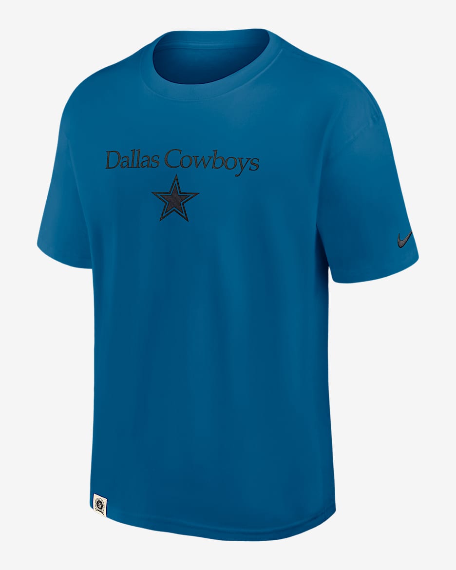 Playera Nike de la NFL para hombre Dallas Cowboys Glory Max90 - Azul mármol