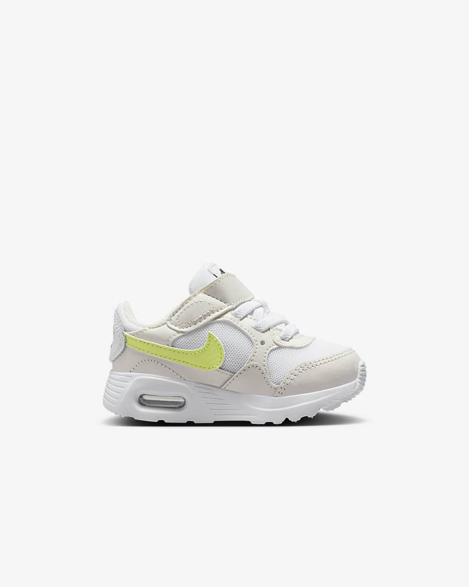 Tenis para bebé e infantil Nike Air Max SC - Blanco/Fantasma/Negro/Cíber