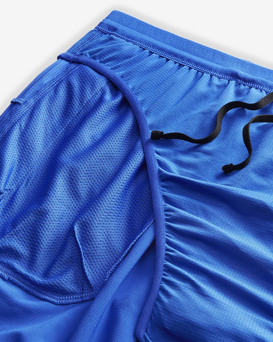 Shorts da running 13 cm con slip foderati Dri-FIT Nike Stride – Uomo - Game Royal/Nero