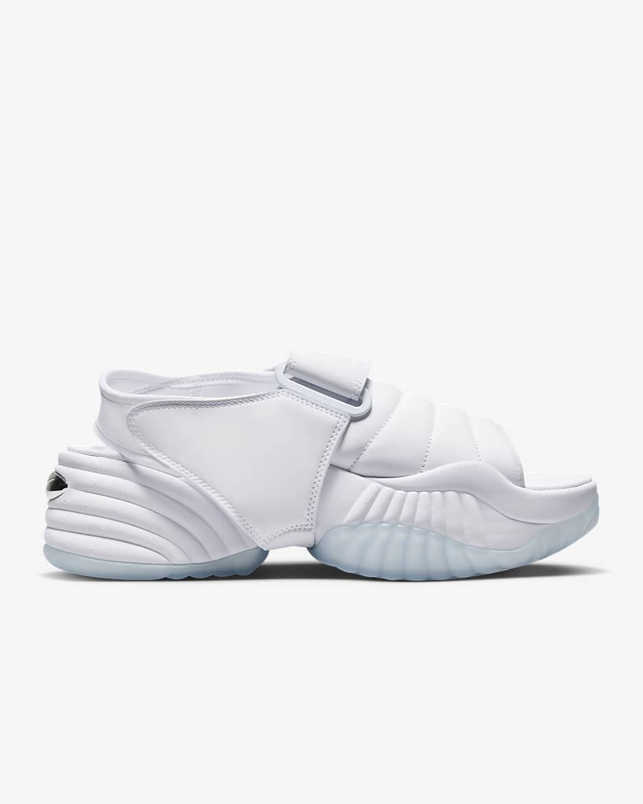 Sandalias para mujer Nike Adjust Force - Blanco/Transparente/Plata metalizado