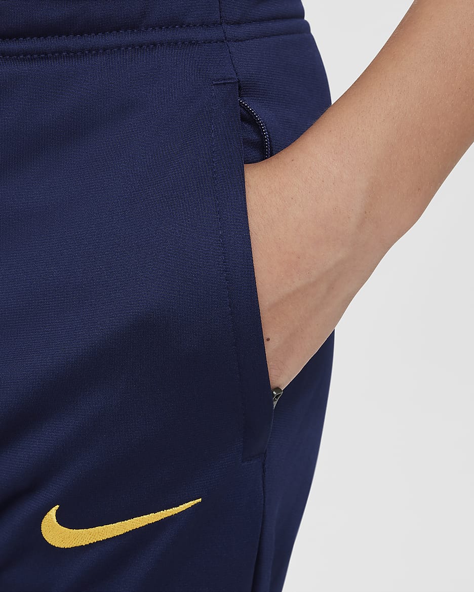 Inter Mailand Strike Third Nike Dri-FIT Fußball-Trainingsanzug aus Strickmaterial (ältere Kinder) - Lyon Blue/Blackened Blue/University Gold/University Gold