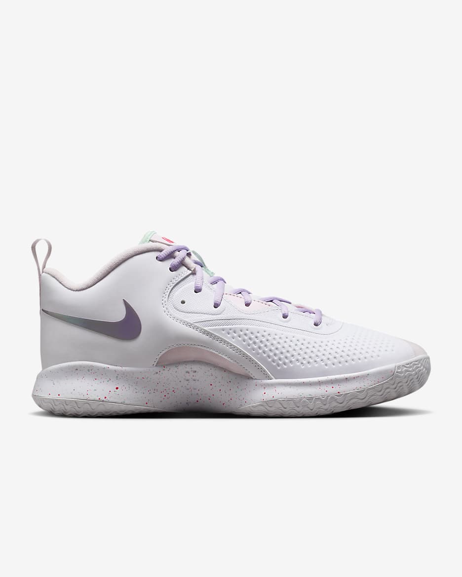 Nike HyperSet 2 SE Volleyball Shoes - White/Arctic Pink/Hyper Pink/White