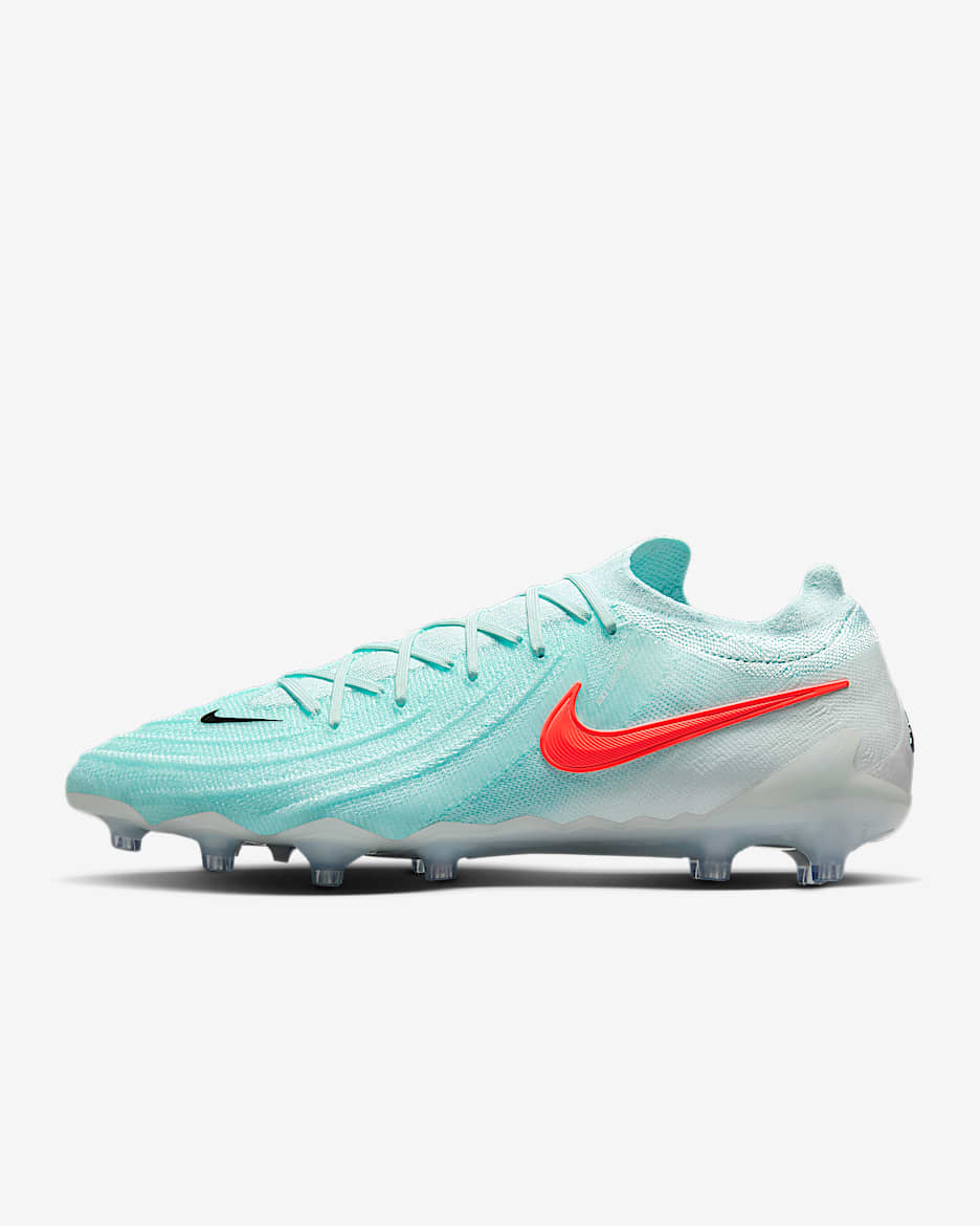 Nike Phantom GX 2 Elite AG Low-Top Football Boot - Mint/Off-Noir/Atomic Red