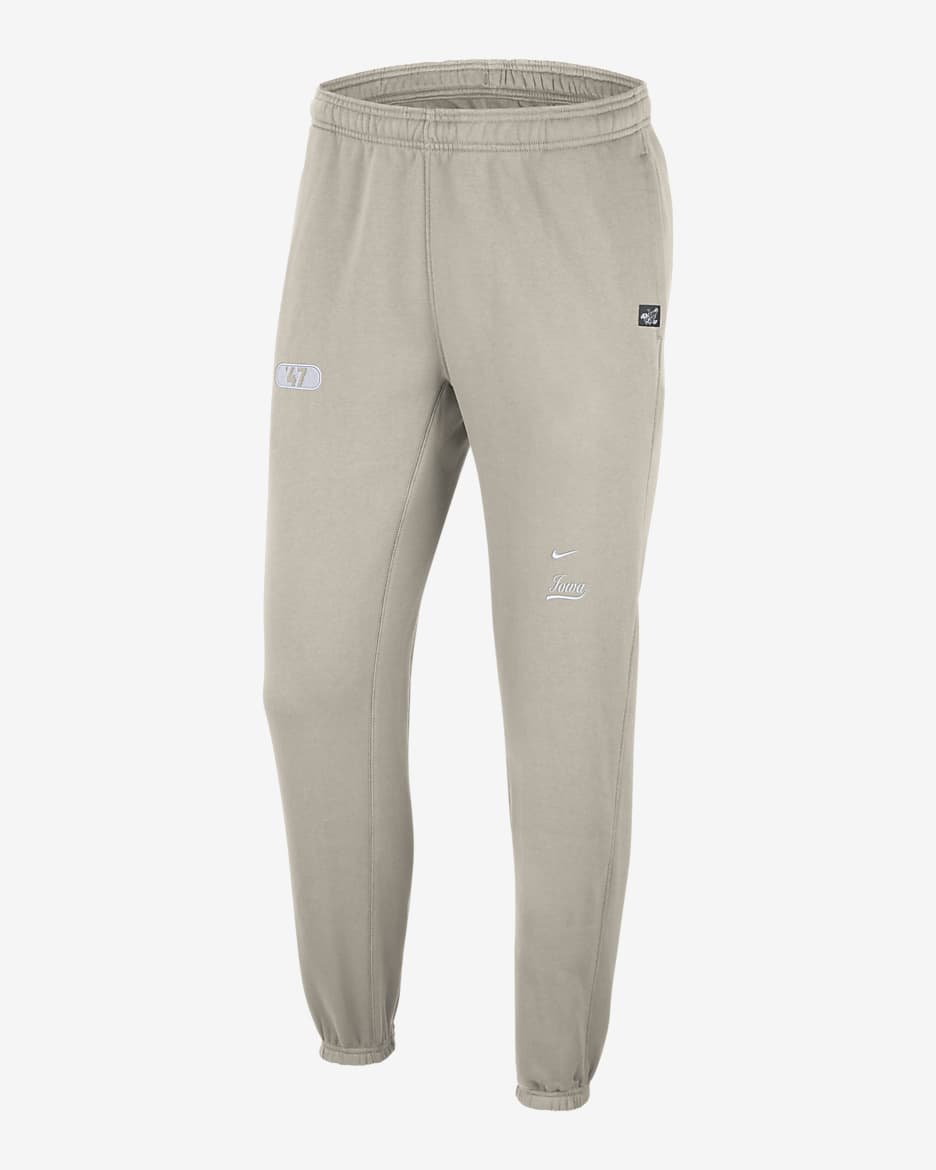 Joggers Nike College para hombre Iowa - Crema II/Blanco/Negro/Blanco
