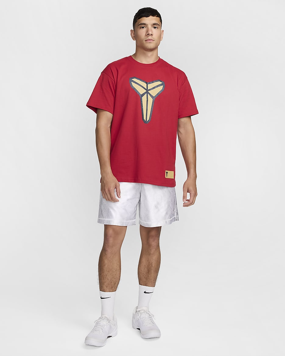 T-shirt de basket Max90 KB pour homme - Varsity Red