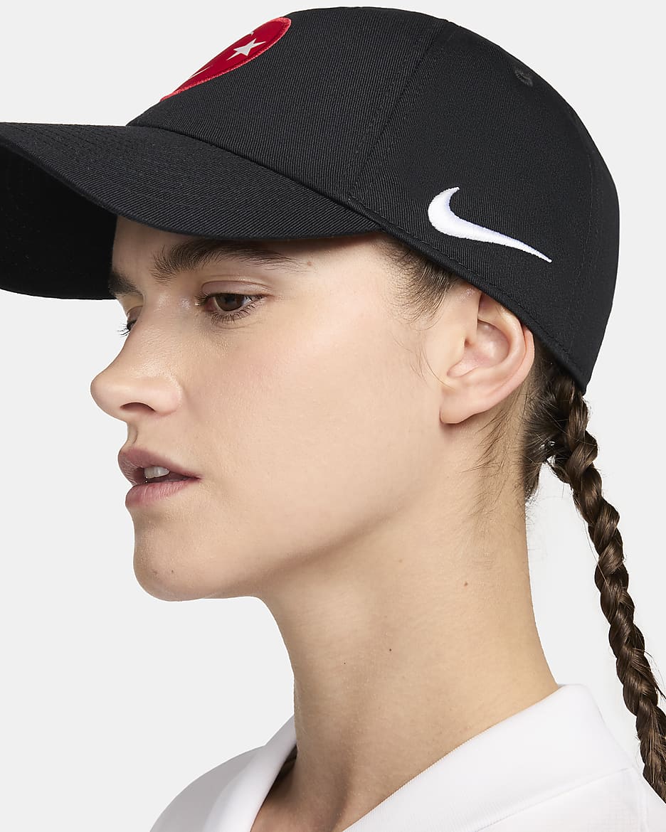 Türkei Heritage86 Nike Cap - Schwarz/Weiß