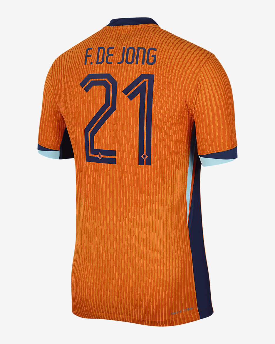 Frenkie de Jong Netherlands National Team 2024 Match Home Men's Nike