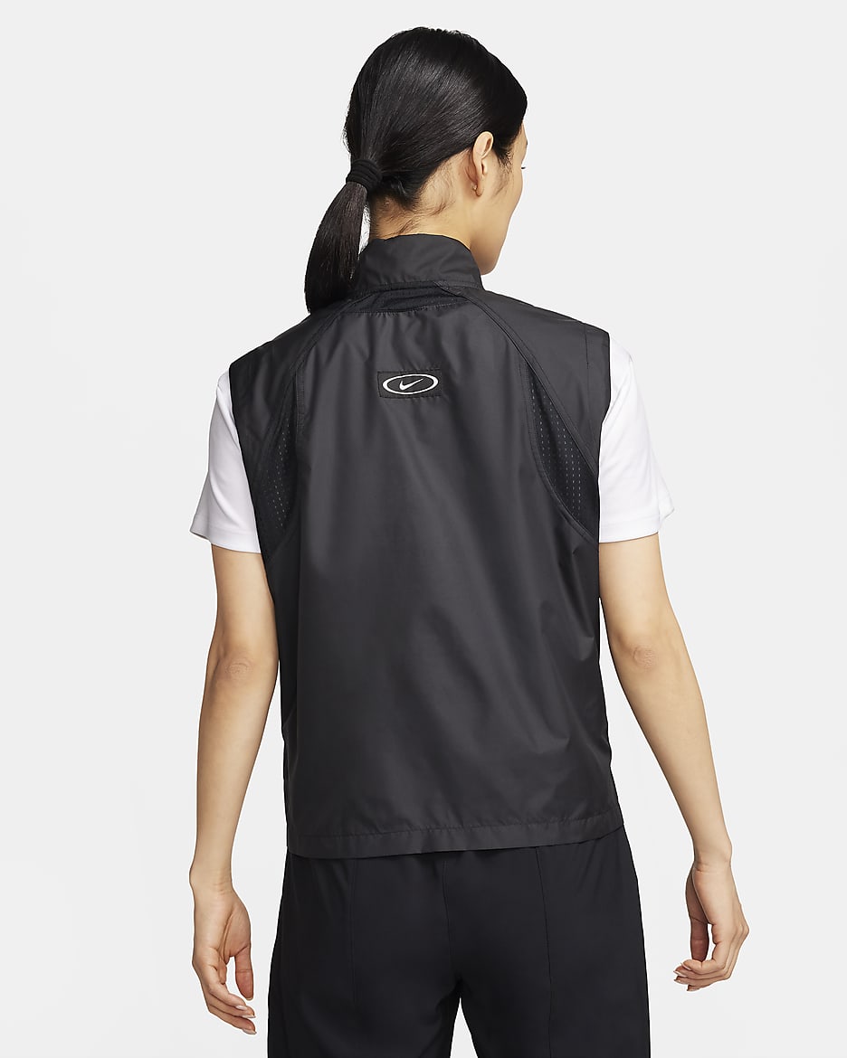 Nike Women's Breathable Running Vest - Black/White