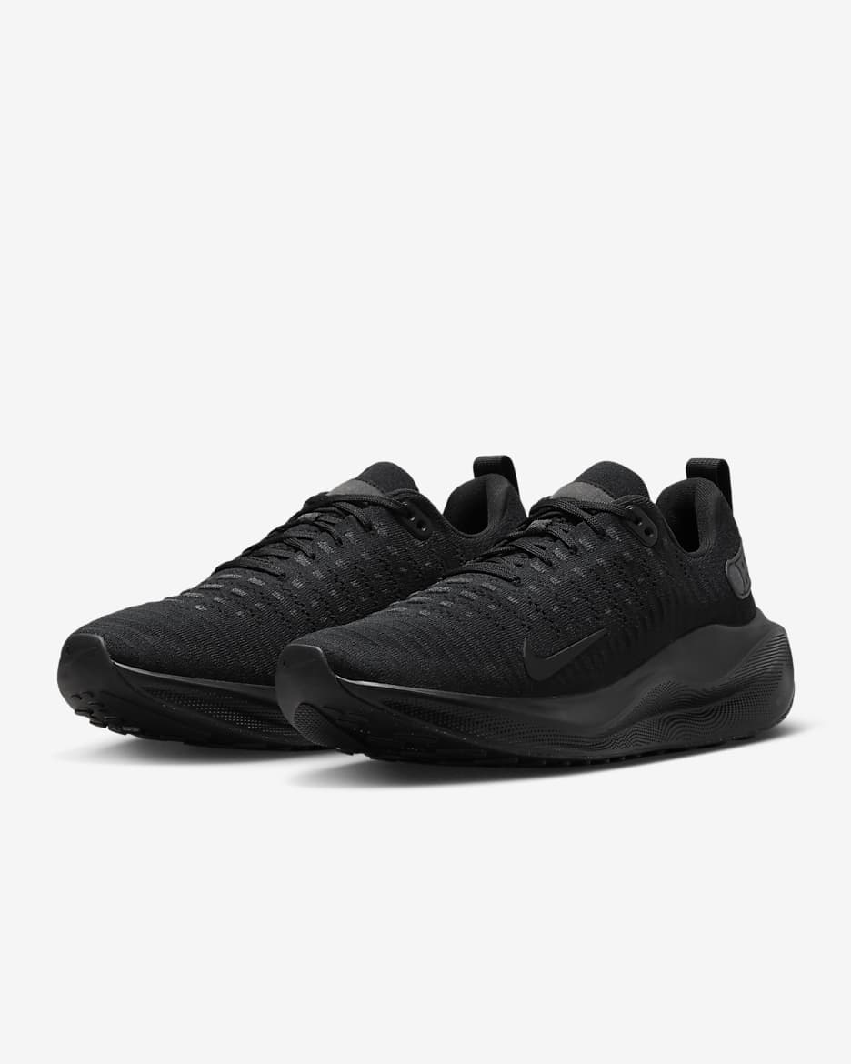 Nike InfinityRN 4 hardloopschoenen voor heren (straat) - Zwart/Anthracite/Zwart