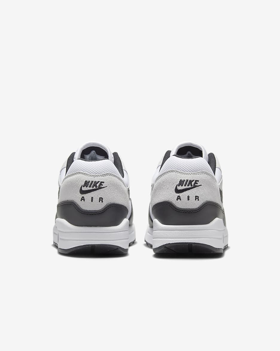 Nike Air Max 1 Essential-sko til mænd - hvid/Pure Platinum/sort