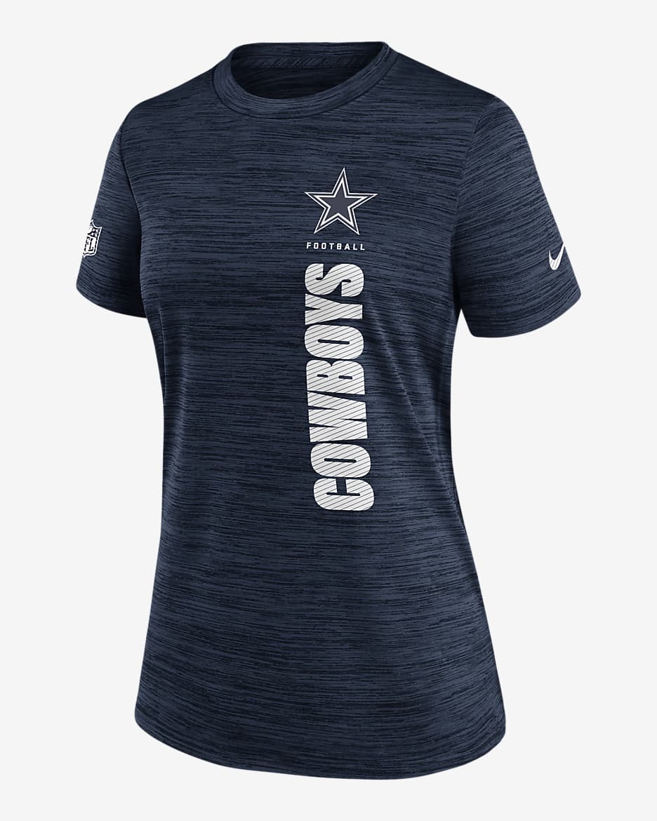 Dallas Cowboys Velocity Women's Nike Dri-FIT NFL T-Shirt - Navy