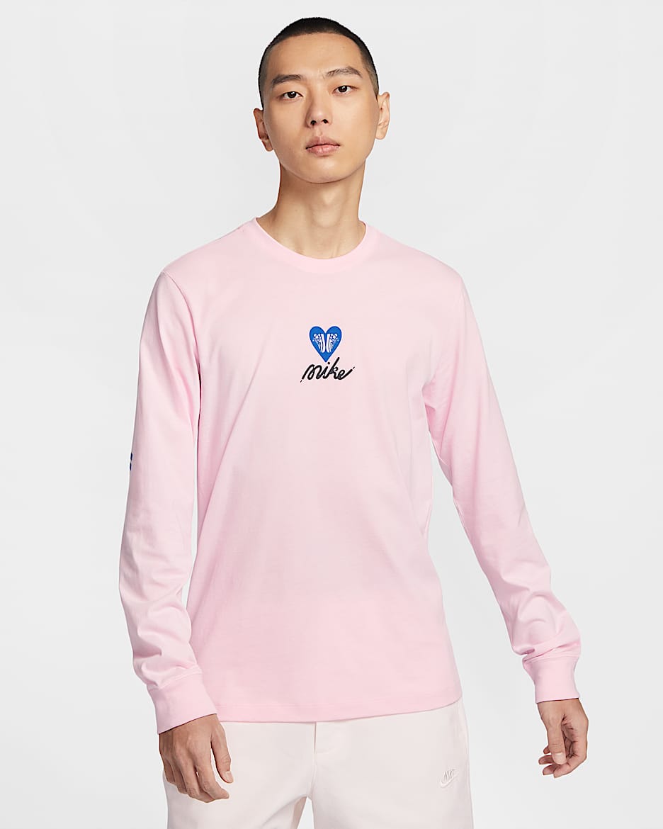 ナイキ スポーツウェア ロングスリーブ Tシャツ - ピンクフォーム