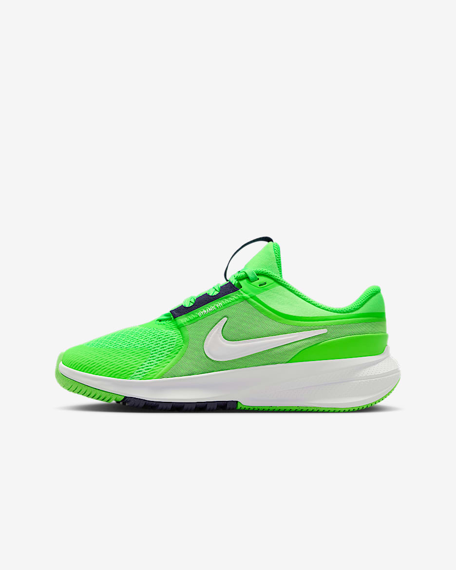 Nike Star Runner 5 Big Kids' Running Shoes - Green Strike/Imperial Purple/White