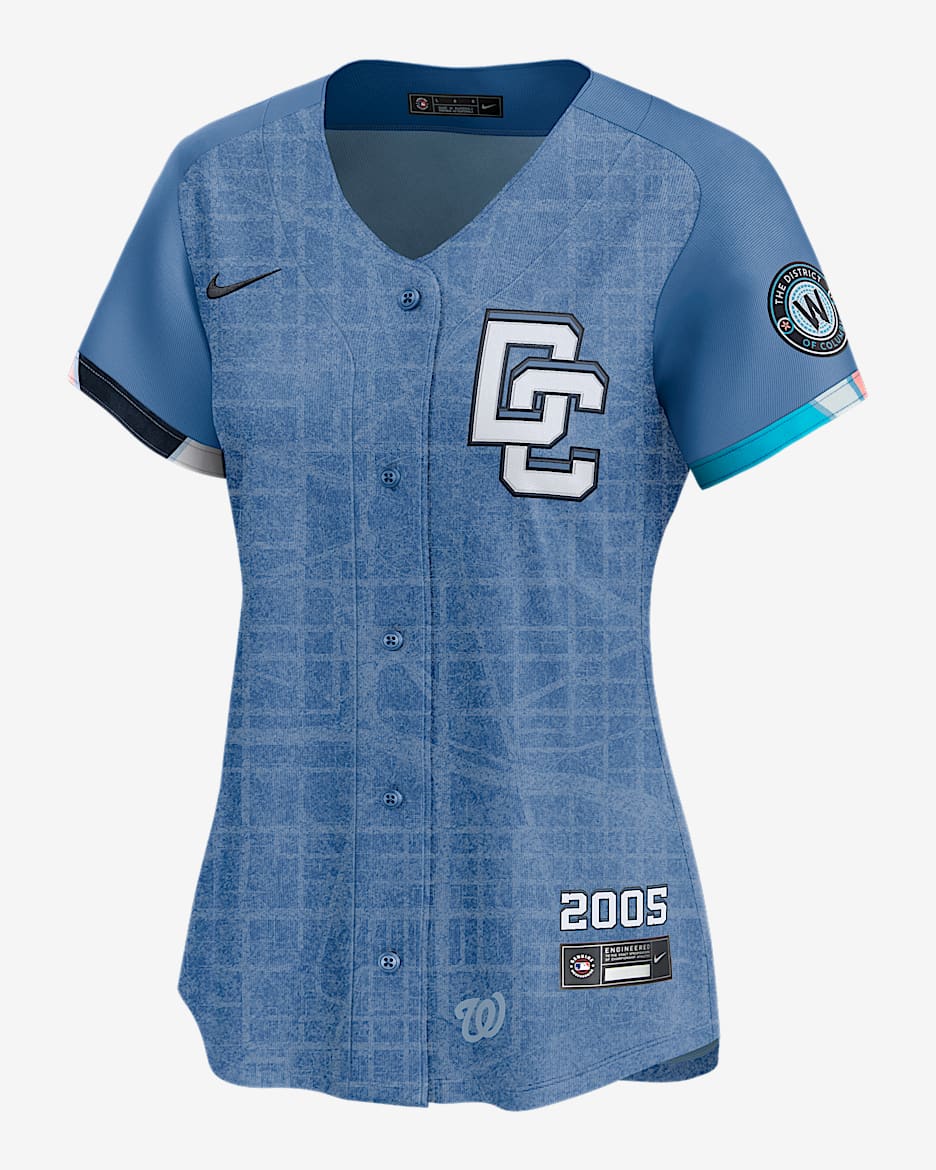 Washington Nationals City Connect Women’s Nike Dri-FIT ADV MLB Limited Jersey - Grey