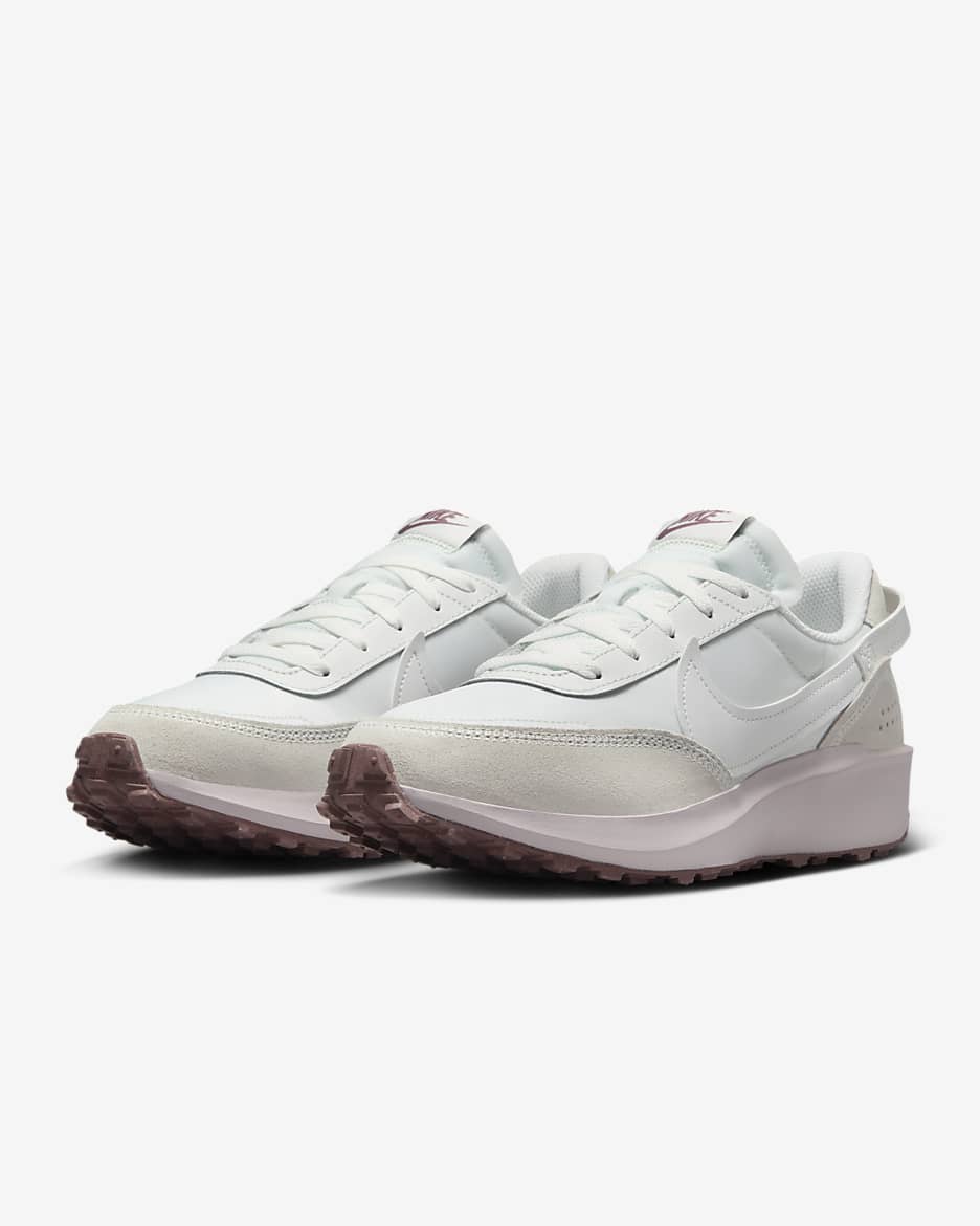 Tenis para mujer Nike Waffle Debut - Blanco cumbre/Malva humeante/Violeta platino/Blanco cumbre