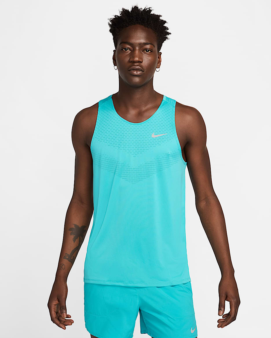 Nike Stride Men's Dri-FIT ADV Running Tank Top - Dusty Cactus