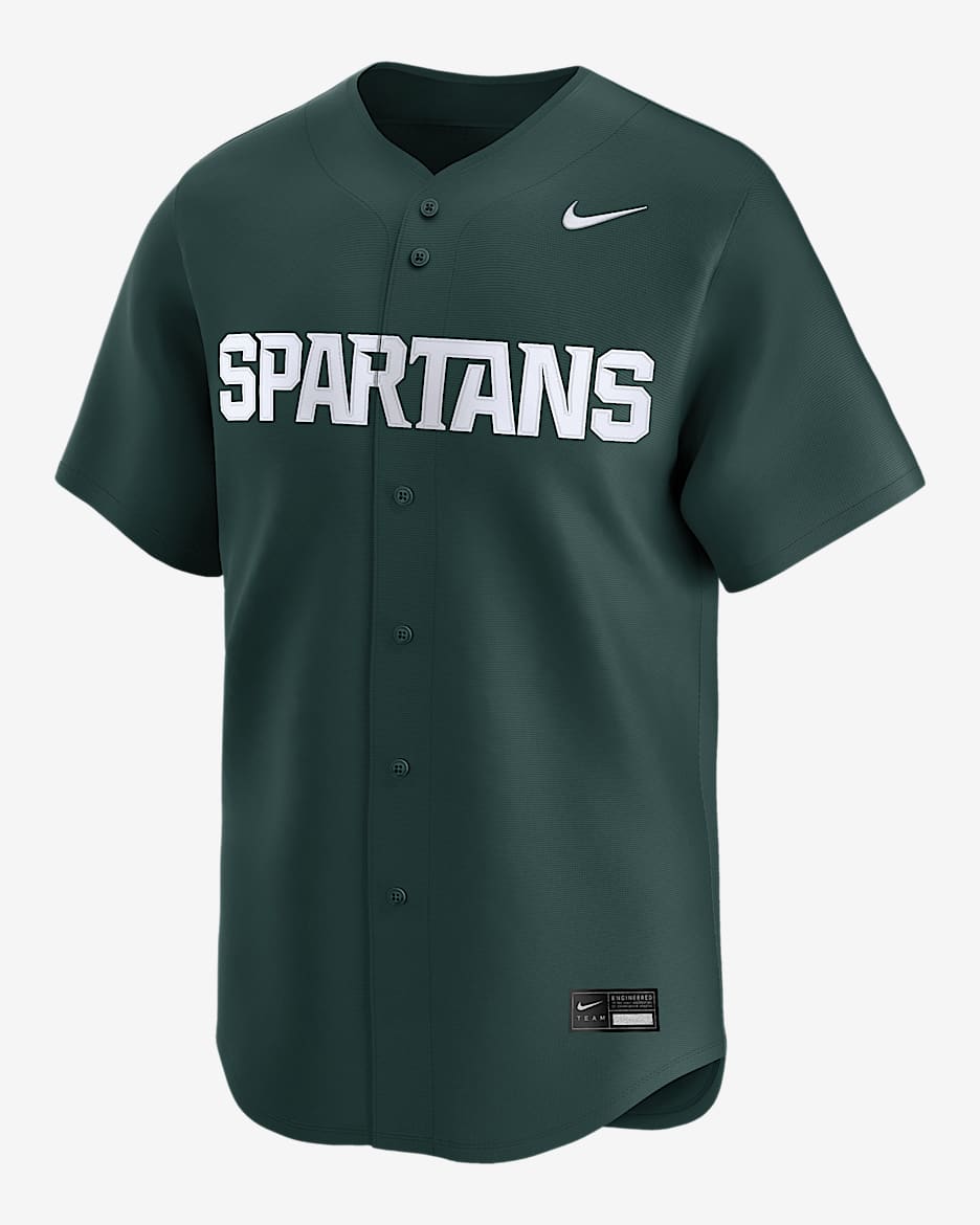 Jersey de béisbol universitario Nike Limited para hombre Michigan State Spartans - Verde