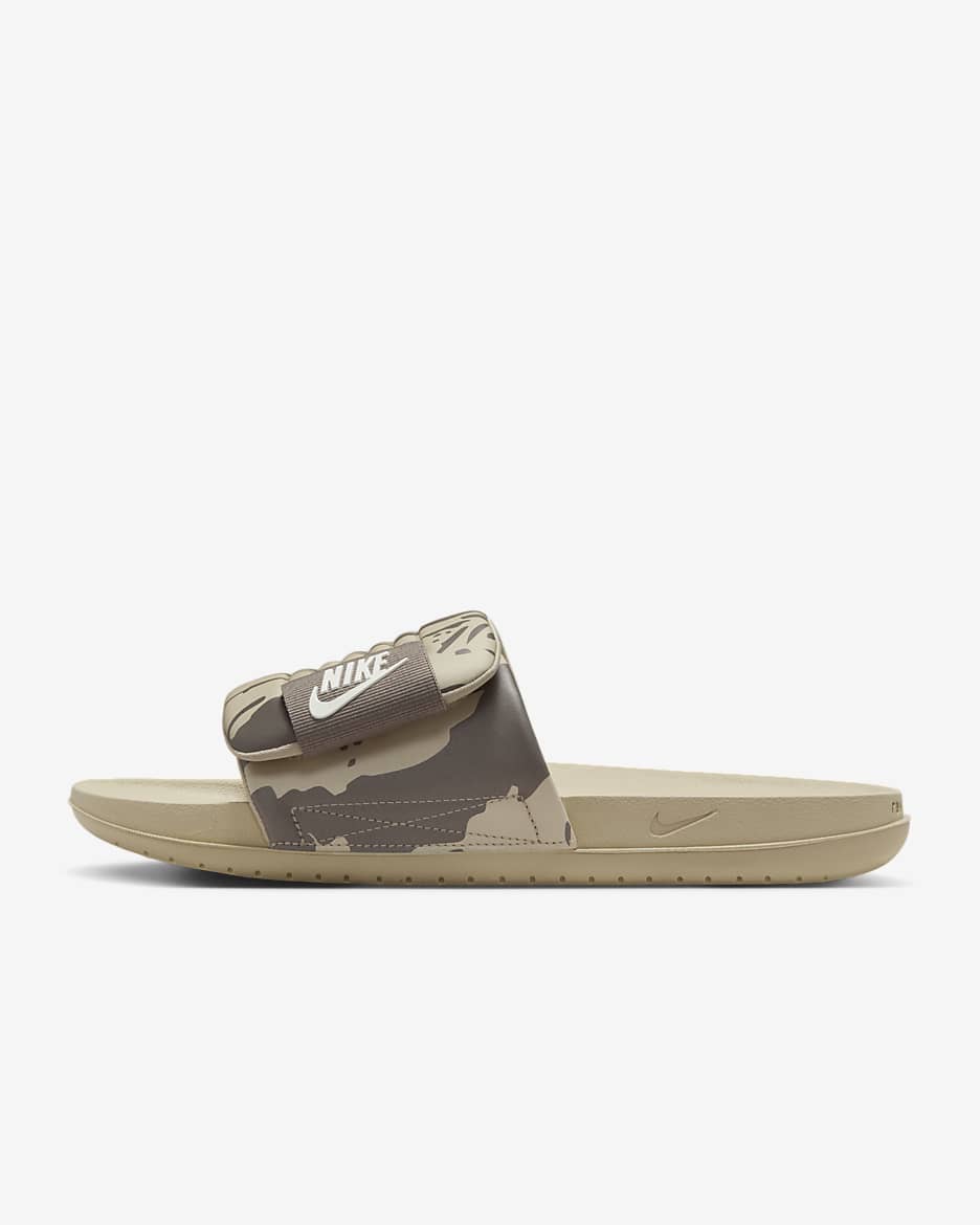 Nike Offcourt Adjust Men's Slides - Limestone/Olive Grey/Sea Glass